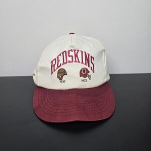 Vintage Washington Redskins‎ Hat Cap Snap Back Mens White Red NFL Football 90s
